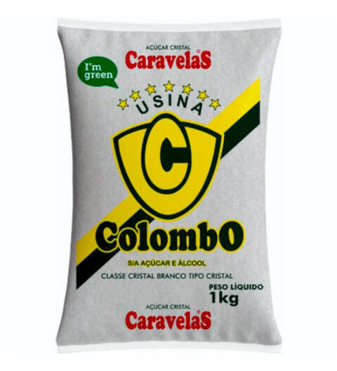 Açúcar Cristal Caravelas - 1Kg